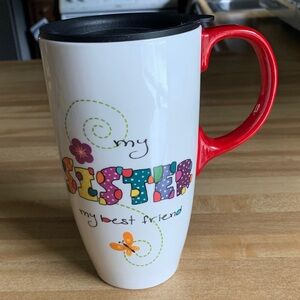 Cypress Home My Sister Latte Mug Tall 18 oz. EUC